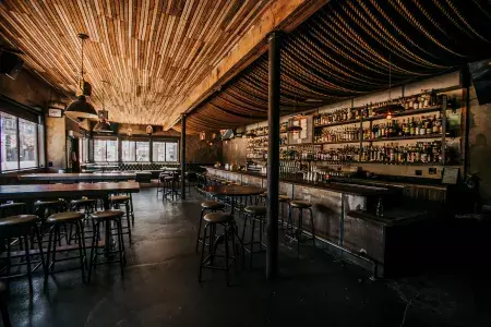 Inside Churchill, a bar in the Duboce Triangle