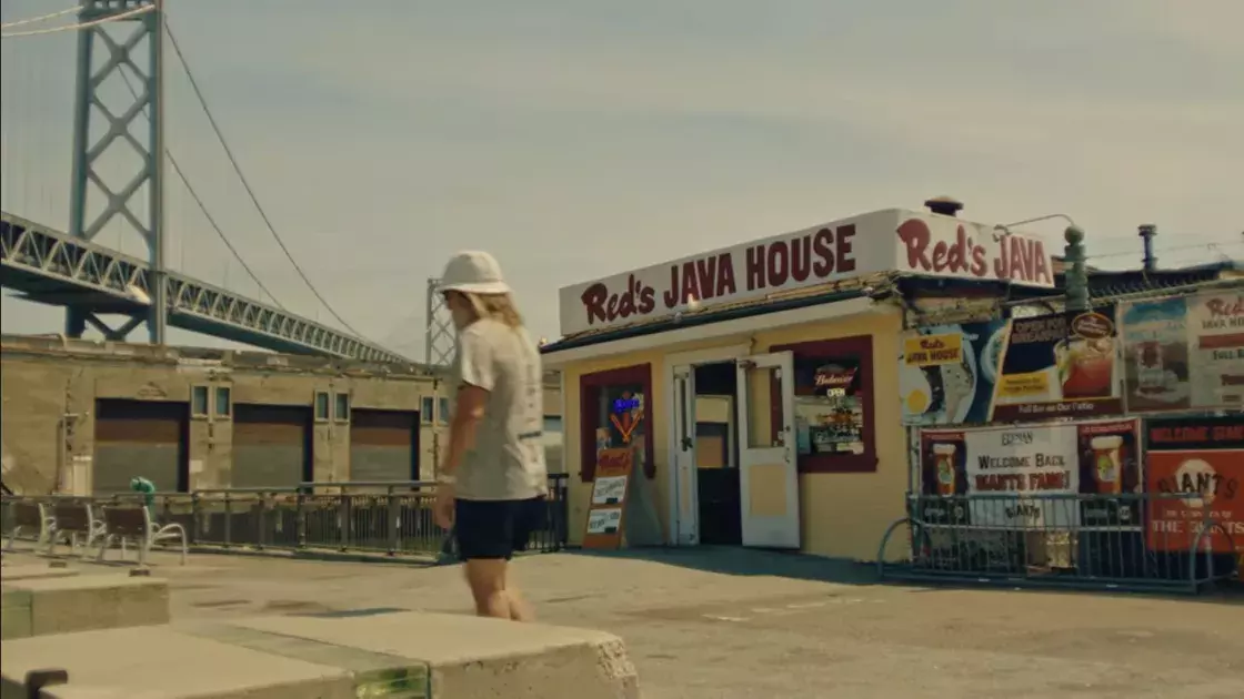 Outside of Red's Java House